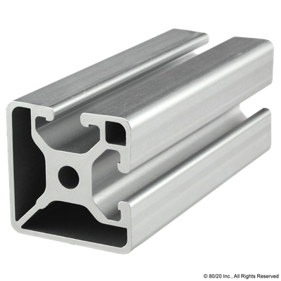 40mm X 40mm BI-SLOT ADJACENT T-SLOTTED