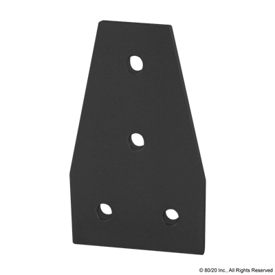 BLACK 40 S 4 HOLE TEE FLAT PLATE