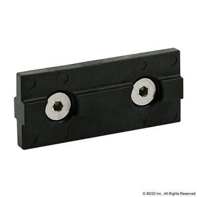 40 S DOUBLE KEYED BLACK UNIBEARING PAD