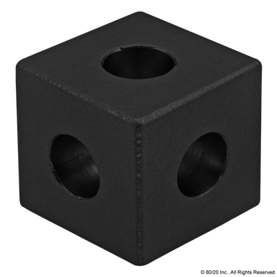 BLACK 10 S SQUARE TRI-CORNER