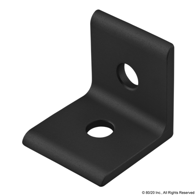 BLACK 10 S 2 HOLE INSIDE CORNER BRACKET