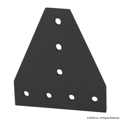 BLACK 10 S 7 HOLE TEE FLAT PLATE  FOR 1