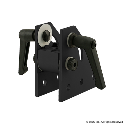 BLACK 10 S 1 DOUBLE PIVOT BRACKET W/ L