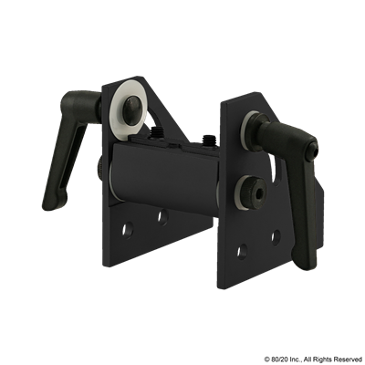 BLACK 10 S 2 DOUBLE PIVOT BRACKET W/ L