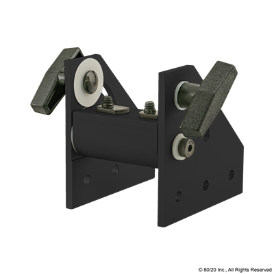 BLACK 10 S 2 DOUBLE PIVOT BRACKET W/ T