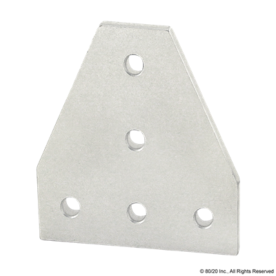 10 S 5 HOLE TEE FLAT PLATE