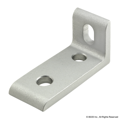 10 S 3 HOLE SLOTTED CORNER BRACKET