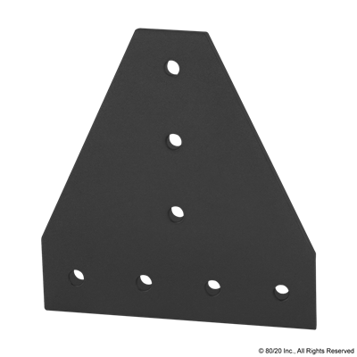 BLACK 15 S 7 HOLE TEE FLAT PLATE