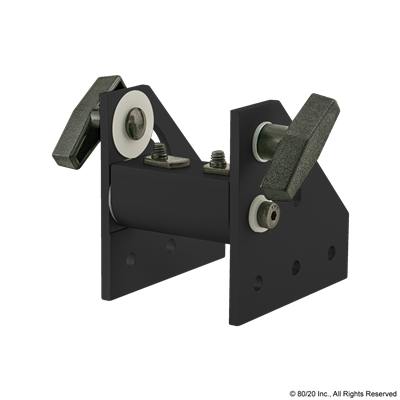 BLACK 15 S 90 DEGREE PIVOT BRACKET W/ T