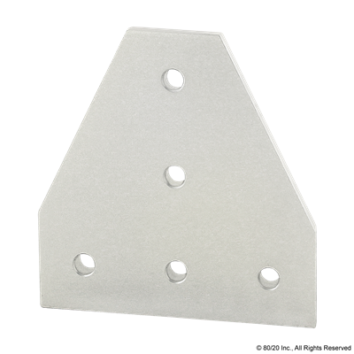 15 S 5 HOLE TEE FLAT PLATE