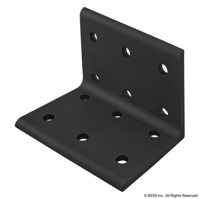 BLACK 15 S 12 HOLE INSIDE CORNER BRACKE