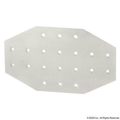 15 S 20 HOLE CROSS FLAT PLATE