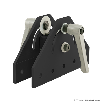 BLACK 15 S 180 DEGREE PIVOT BRACKET W/