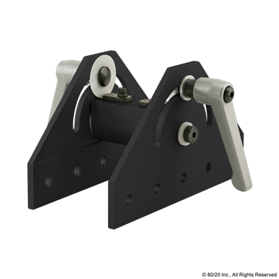 BLACK 15 S 180 DEGREE PIVOT BRACKET W/