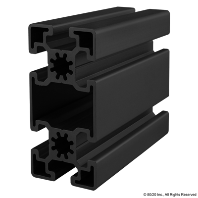 45mm X 90mm T-SLOT EXTRUSION FULL BLACK