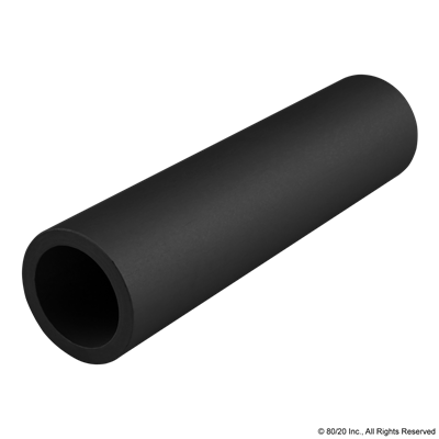 1 DIAMETER ALUMINUM TUBE BLACK ANODIZE