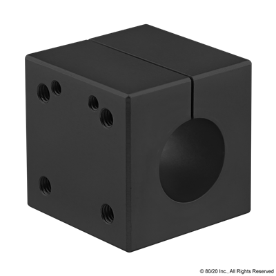 BLACK 1 DIAMETER SINGLE SHAFT MOUNTING