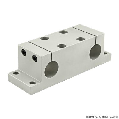 1 DIAMETER DOUBLE SHAFT MOUNTING BLOCK