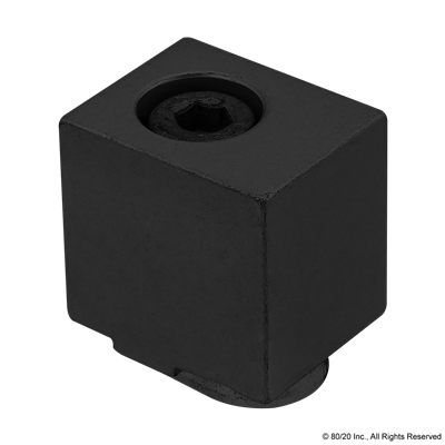 BLACK DETENT HINGE DOOR STOP