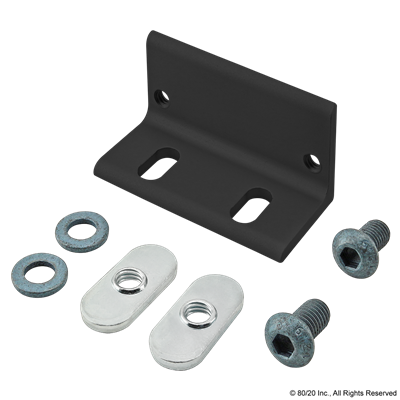 BLACK MAGNETIC DOOR CATCH BRACKET