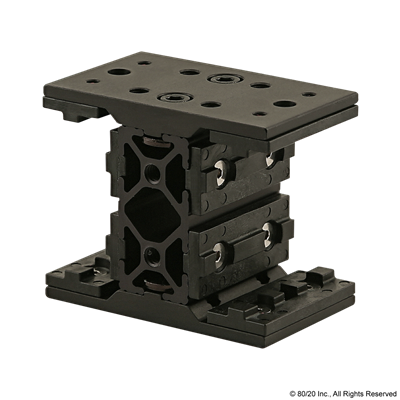 BLACK 10 S SHORT DOUBLE UNIBEARING ASSE