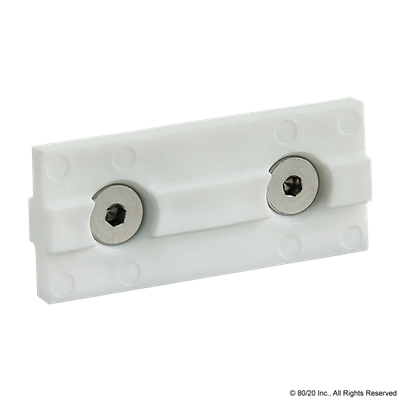 10 S DOUBLE KEYED WHITE BEARING PAD