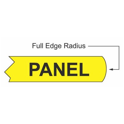 ALUMINUM EDGE RADIUS <= 1220MMALL SIDES