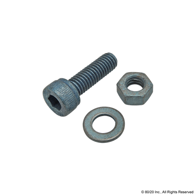 M5 X 16mm SHCS W/ WASHER & HEX NUT