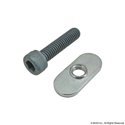 M6 X 25mm SHCS W/ ECONOMY T-NUT