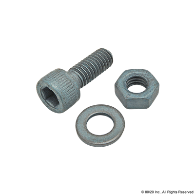 M6 X 16mm SHCS W/ WASHER & HEX NUT