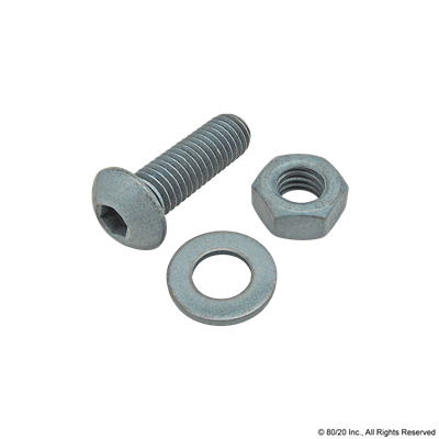 M8 X 25mm BHSCS W/ WASHER & HEX NUT