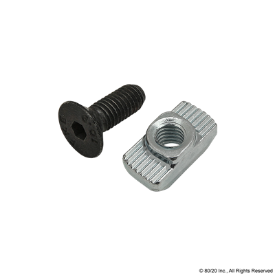 M5 X 14MM FHSCS W/ THREADED PLATE