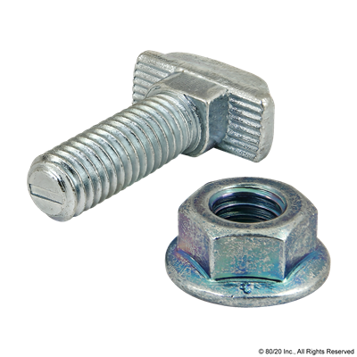 M8 X 25 MM DROP IN T-STUD W/NUT