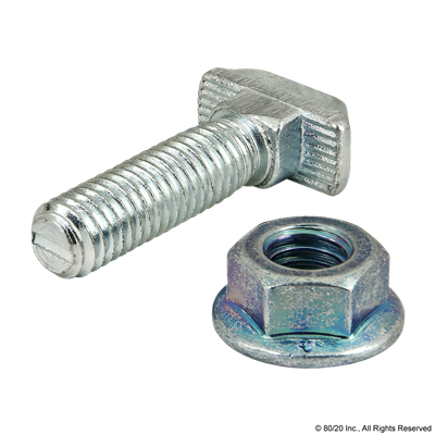 M8 DROP IN STUD W/NUT30mm