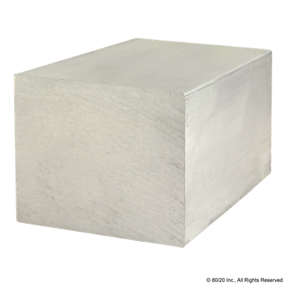 2.5  X 3  ALUMINUM BLOCK PROFILE-MILL F