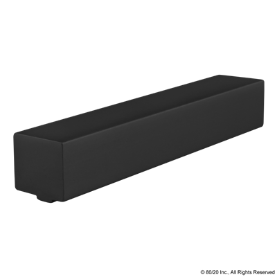 10 S PANEL MOUNT BLOCK PROFILE BLACK AN