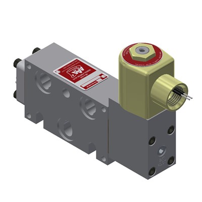 12VDC - 3/8 SINGLE SOLENOID STACK VALVE