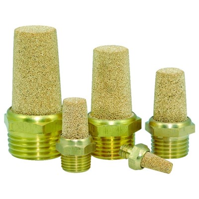 Brass Muffler 1/8  NPT