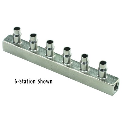 Block Manifold 10-32 Threads 1/8 ID Bar