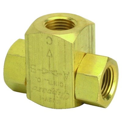 Poppet Type Shuttle Valve 1/8 NPT