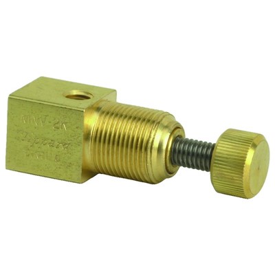 Panel Mount Needle Valve with Knurled K