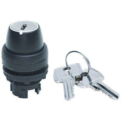 22 mm Key Selector 90° Twist Black