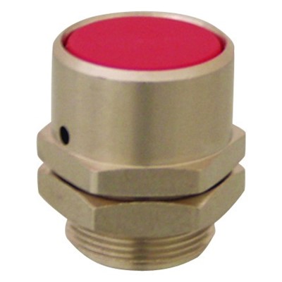 16 mm Flush Captivated Push Button Red