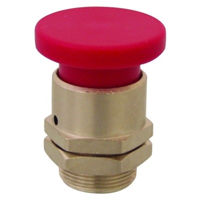 16 mm Mushroom Captivated Push Button R