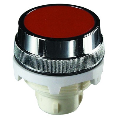 30 mm Flush Push Button Red