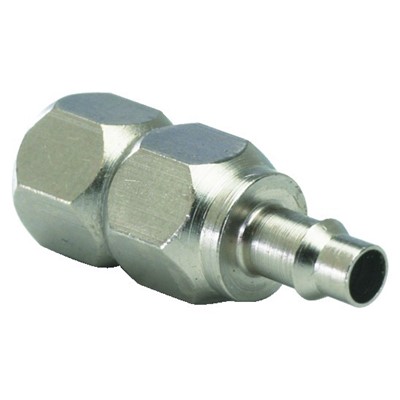  10-32 to 1/8  ID Hose Swivel Fitting