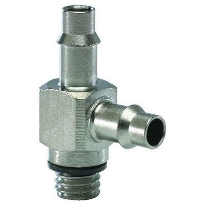  10-32 to 3/32  ID Hose  T  Fitting  EN