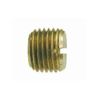 3/8 BRASS SLOTTED PLUG