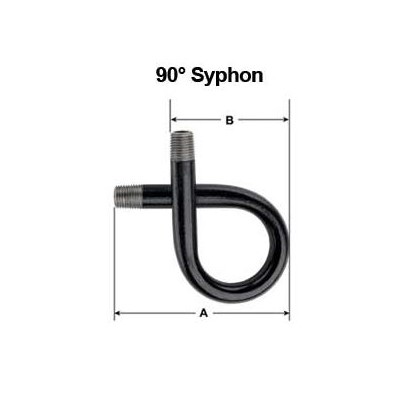 Pigtail Steam Syphon  Welded Steel  Sch