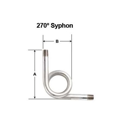 Pigtail Steam Syphon  Welded Steel  Sch